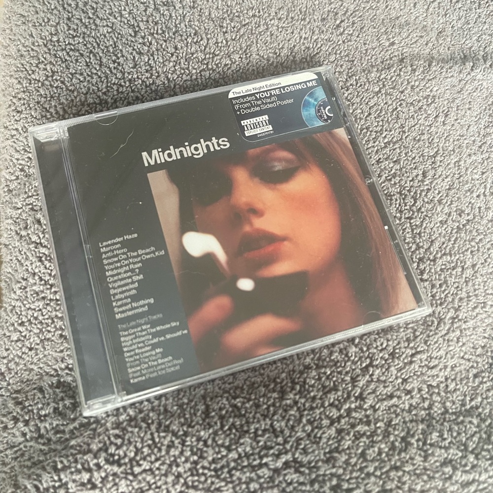 Taylor Swift MetLife Exclusive Midnights Late Night Edition CD- New